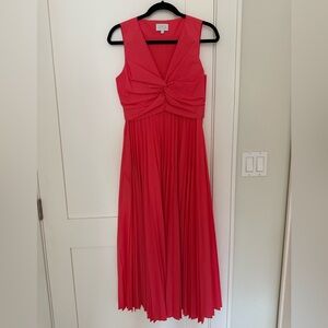Tanya Taylor Vibrant Red Maxi Dress